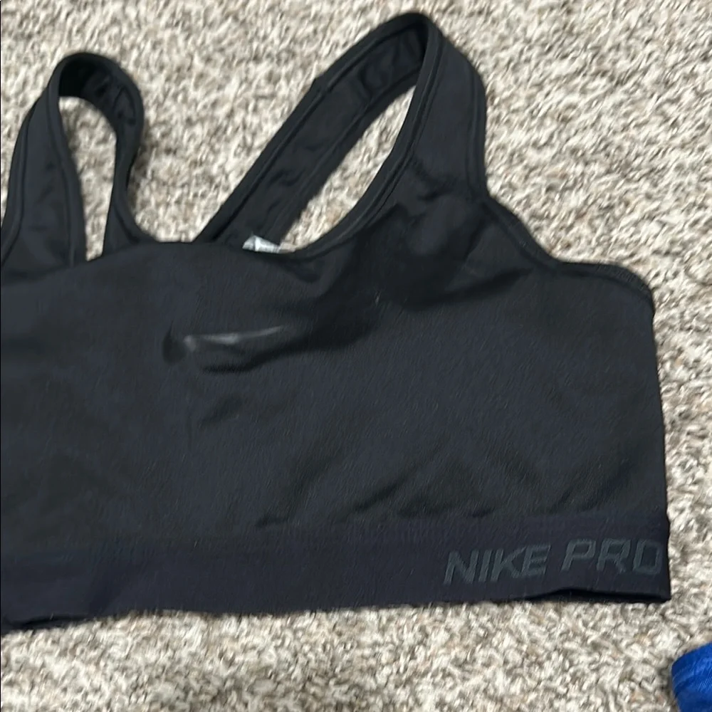 Nike Black and Blue Sports Bra Duo - Picture 2 of 4